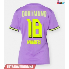 Lacne Ženy Futbalové dres Borussia Dortmund Ethan Nwaneri #18 2026-27 Krátky Rukáv - Tretina